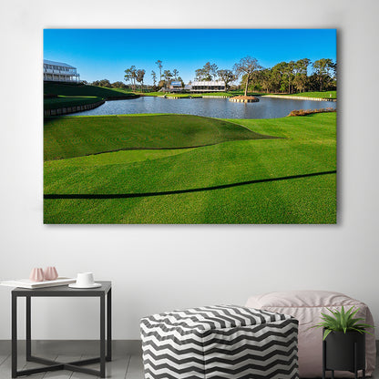 Beautiful Golf Course In Florida, Golf Art Print,Gifts Golf Lover