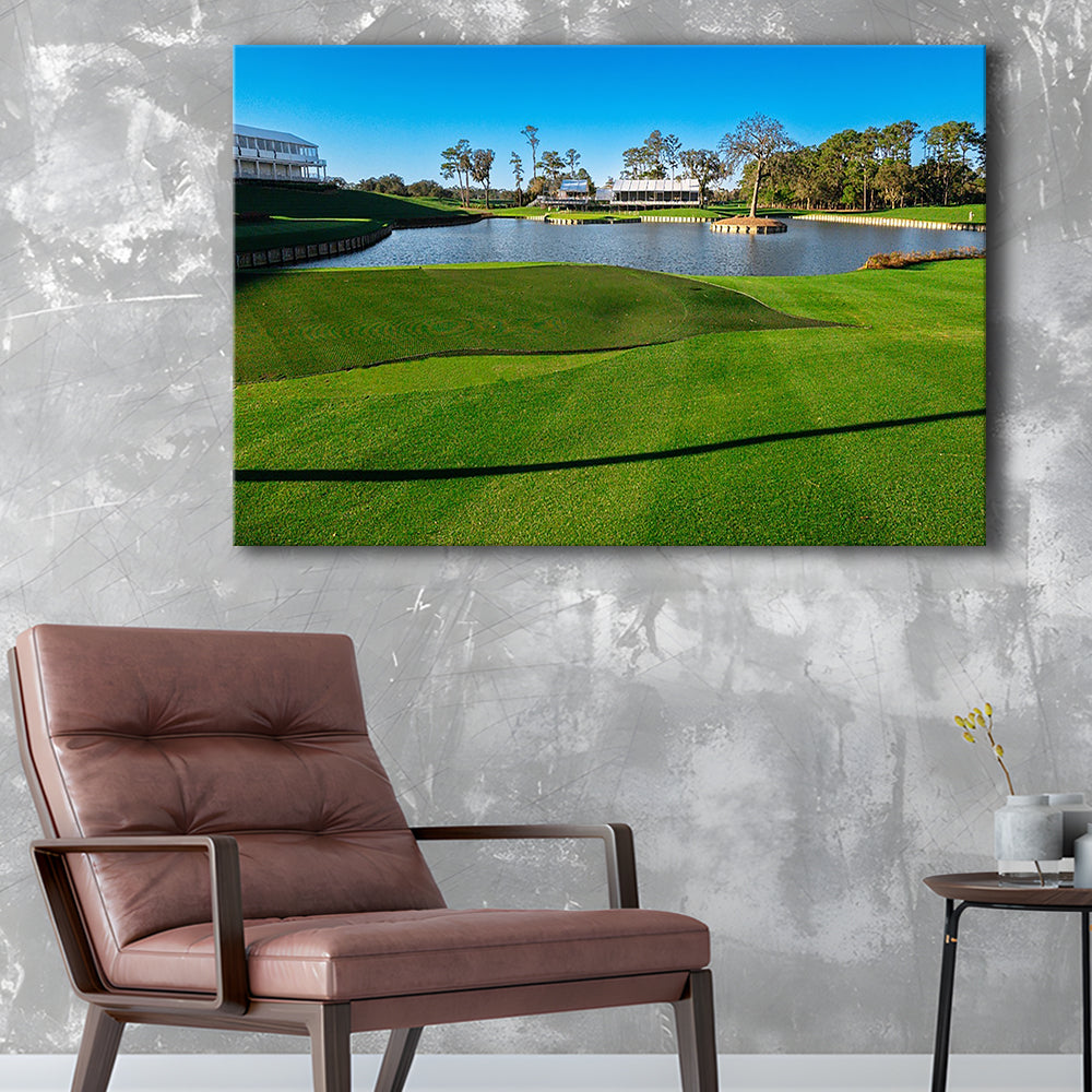 Beautiful Golf Course In Florida, Golf Art Print,Gifts Golf Lover