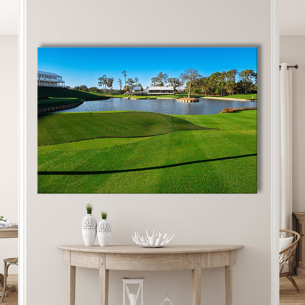 Beautiful Golf Course In Florida, Golf Art Print,Gifts Golf Lover