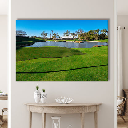 Beautiful Golf Course In Florida, Golf Art Print,Gifts Golf Lover