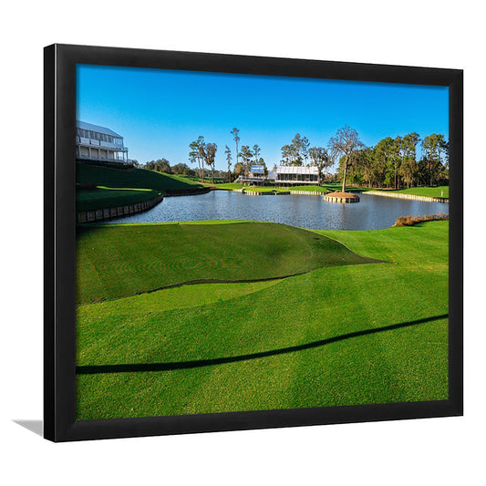 Beautiful Golf Course In Florida, Framed Art Print Wall Decor, Picture Framed