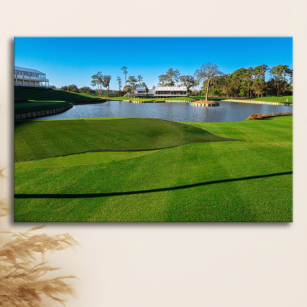 Beautiful Golf Course In Florida, Golf Art Print,Gifts Golf Lover