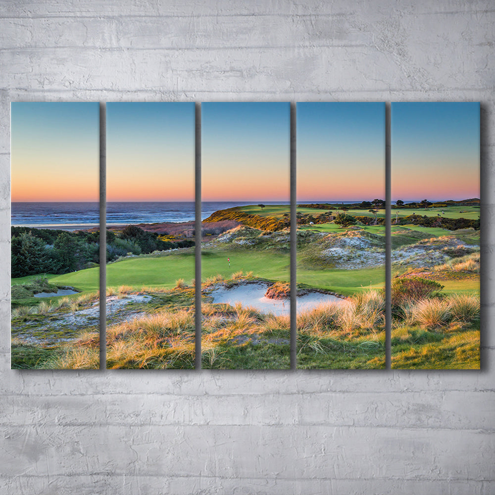 Planning A Trip To Bandon Dunes Golf Resort, Golf Art Print, Extra Large Canvas Print Wall Art
