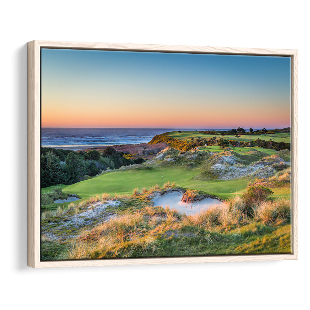 Planning A Trip To Bandon Dunes Golf Resort, Floating Framed Canvas Print Wall Art
